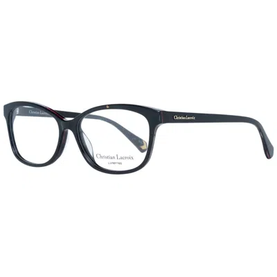 Christian Lacroix Ladies' Spectacle Frame  Cl1087 53001 Gbby2 In Black