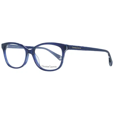 Christian Lacroix Ladies' Spectacle Frame  Cl1087 53660 Gbby2 In Blue