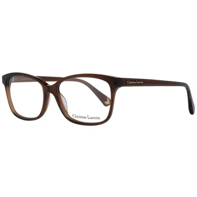 Christian Lacroix Ladies' Spectacle Frame  Cl1093 53155 Gbby2 In Brown