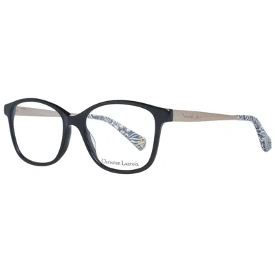 Christian Lacroix Ladies' Spectacle Frame  Cl1099 52001 Gbby2 In Black