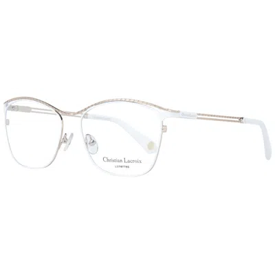 Christian Lacroix Ladies' Spectacle Frame  Cl3054 55800 Gbby2 In White
