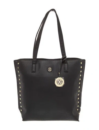 Pre-owned Christian Lacroix Leather Shoulder Bag In Black