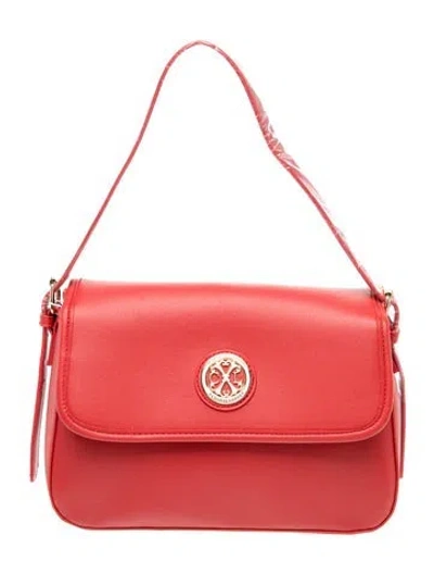 Pre-owned Christian Lacroix Leather Shoulder Bag In Pink