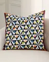 Christian Lacroix Mila Embroidered Pillow, 20" Square In Multi