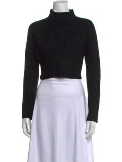 Pre-owned Christian Lacroix Mock Neck Sweater W/ Tags In Black
