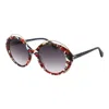 Christian Lacroix Multicolor Women Sunglasses In Black