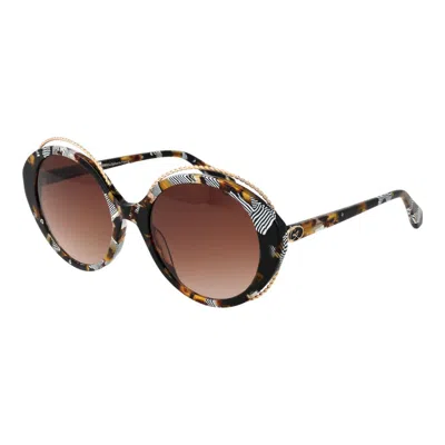 Christian Lacroix Multicolor Women Sunglasses In Brown