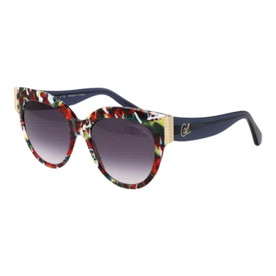 Christian Lacroix Multicolor Women Sunglasses In Blue