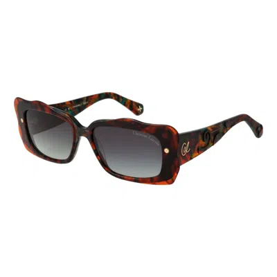 Christian Lacroix Multicolor Women Sunglasses In Brown