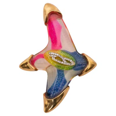 Pre-owned Christian Lacroix Multicoloured Brooch