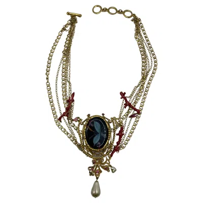 Pre-owned Christian Lacroix Necklace In Multi