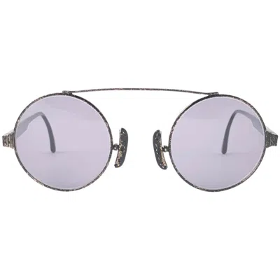 Pre-owned Christian Lacroix New Vintage  Round Black Accents 1980 France Sunglasses