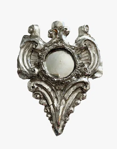 Pre-owned Christian Lacroix Noel Mirror Heart Limited Edition Brooch In Multi