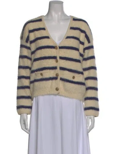 Pre-owned Christian Lacroix Nylon Striped Sweater W/ Tags In Neutral