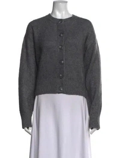Pre-owned Christian Lacroix Open Front Sweater W/ Tags In Grey