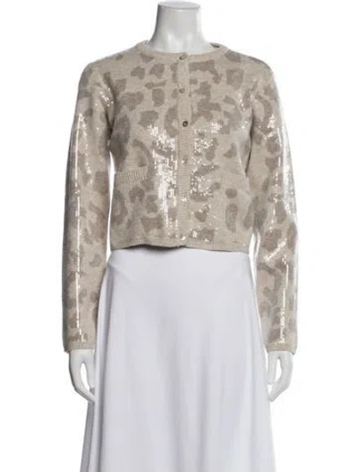 Pre-owned Christian Lacroix Patterned Evening Jacket In Neutral