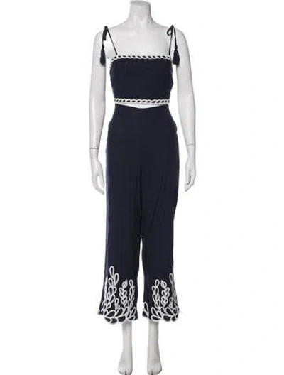 Pre-owned Christian Lacroix Patterned Pant Set In Blue