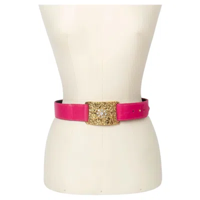 Pre-owned Christian Lacroix Pink Leather Belt