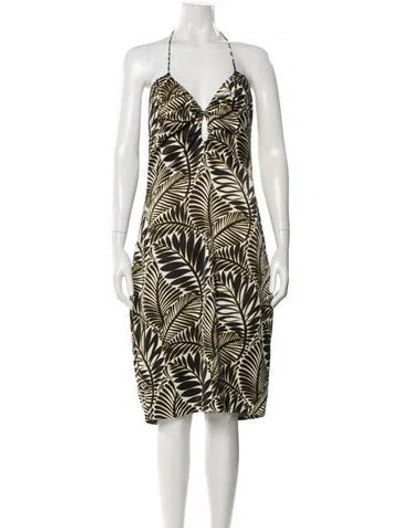 Pre-owned Christian Lacroix Printed Knee-length Dress In Multi