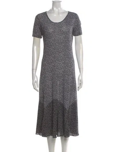 Pre-owned Christian Lacroix Printed Midi Length Dress In Multi