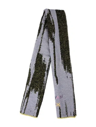 Pre-owned Christian Lacroix Printed Scarf In Black
