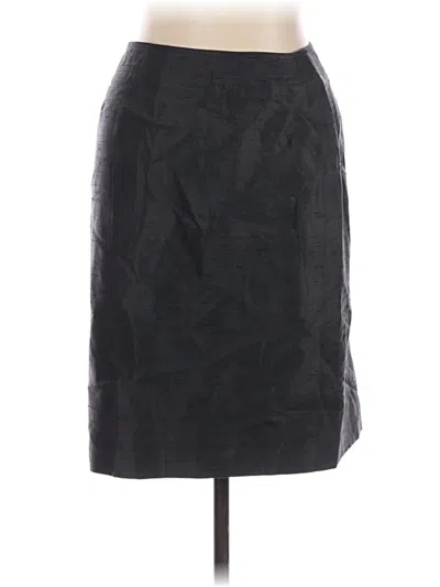 Pre-owned Christian Lacroix Silk Skirt In Gray