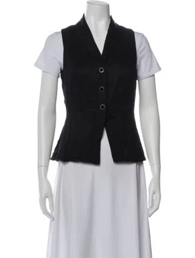 Pre-owned Christian Lacroix Sleeveless Top In Black