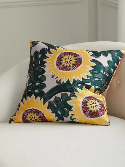 Christian Lacroix Soleils Osier Throw Pillow In Multi