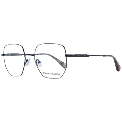 Christian Lacroix Stainless Steel Glasses Women's (frames) In Black