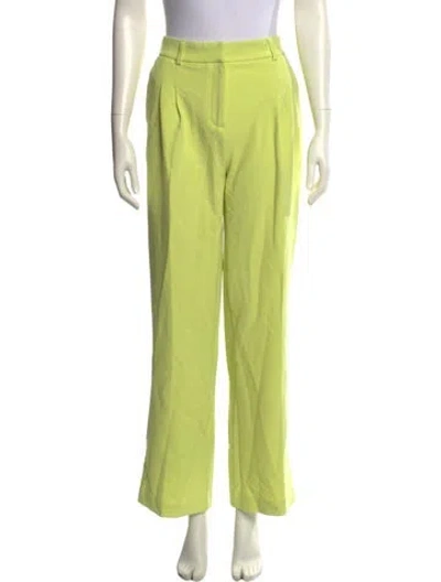 Pre-owned Christian Lacroix Straight Leg Pants In Green