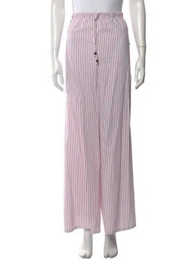 Pre-owned Christian Lacroix Striped Wide Leg Pants W/ Tags In Multi