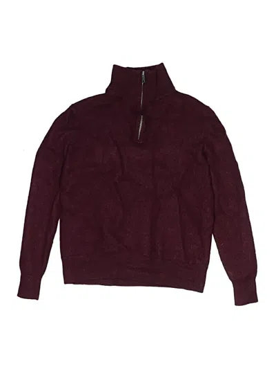Pre-owned Christian Lacroix Kids' Turtleneck Sweater In Burgundy