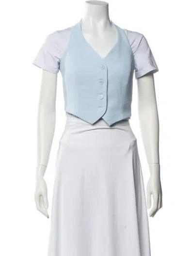 Pre-owned Christian Lacroix Vest In Blue