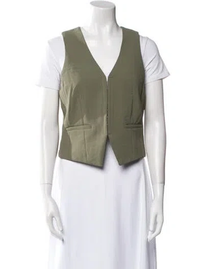 Pre-owned Christian Lacroix Vest In Green
