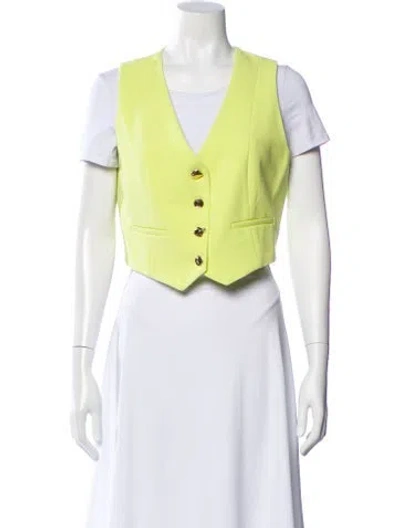 Pre-owned Christian Lacroix Vest In Green