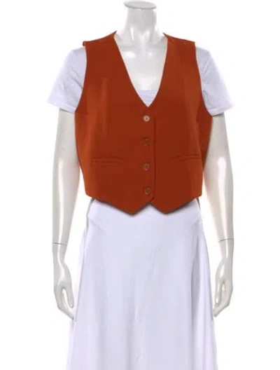 Pre-owned Christian Lacroix Vest In Orange