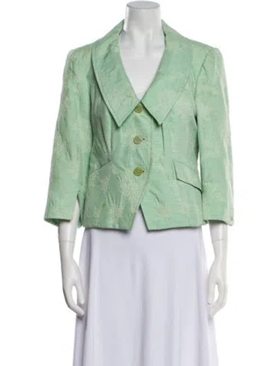 Pre-owned Christian Lacroix Vintage 1990's Blazer In Green