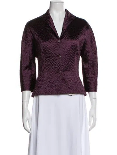 Pre-owned Christian Lacroix Vintage 1990's Blazer In Purple