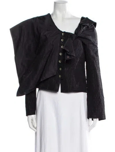 Pre-owned Christian Lacroix Vintage 1990's Evening Jacket In Black