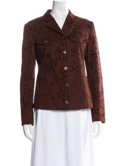 Pre-owned Christian Lacroix Vintage 1990's Jacket In Brown