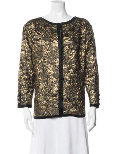 Pre-owned Christian Lacroix Vintage 1990's Jacket In Gold