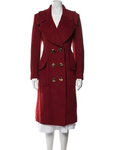 Pre-owned Christian Lacroix Vintage 1993 Coat In Red