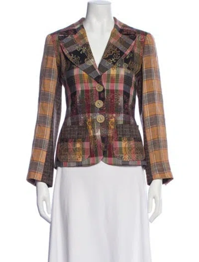 Pre-owned Christian Lacroix Vintage 1996 Blazer In Purple