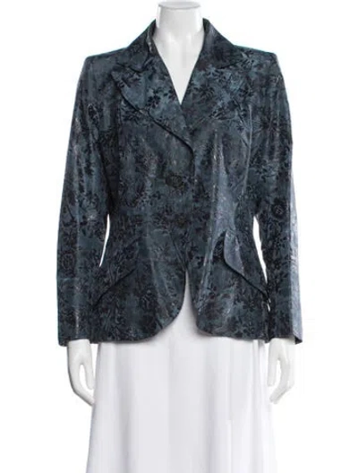 Pre-owned Christian Lacroix Vintage 1997 Blazer In Blue