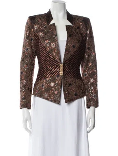Pre-owned Christian Lacroix Vintage 1997 Blazer W/ Tags In Brown