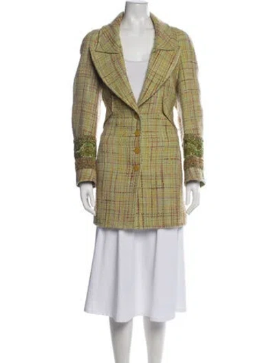 Pre-owned Christian Lacroix Vintage 1997 Coat In Green