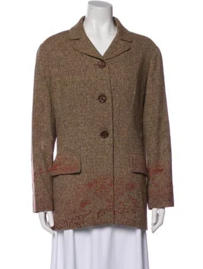 Pre-owned Christian Lacroix Vintage 1999 Blazer In Brown