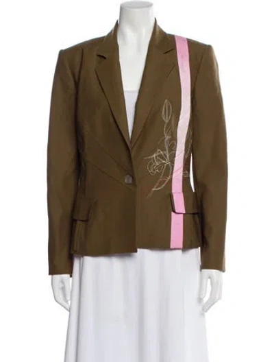 Pre-owned Christian Lacroix Vintage 2000's Blazer In Brown