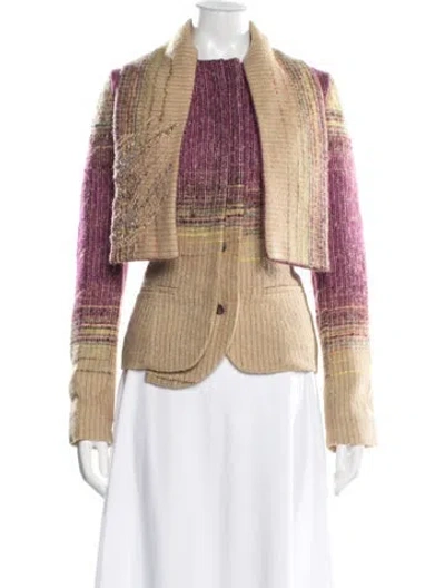 Pre-owned Christian Lacroix Vintage 2000's Blazer In Purple