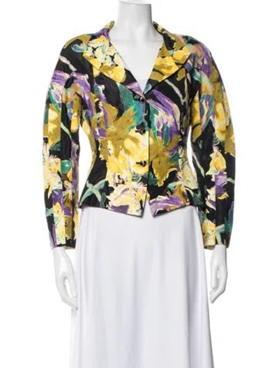 Pre-owned Christian Lacroix Vintage 2000's Blazer In Yellow